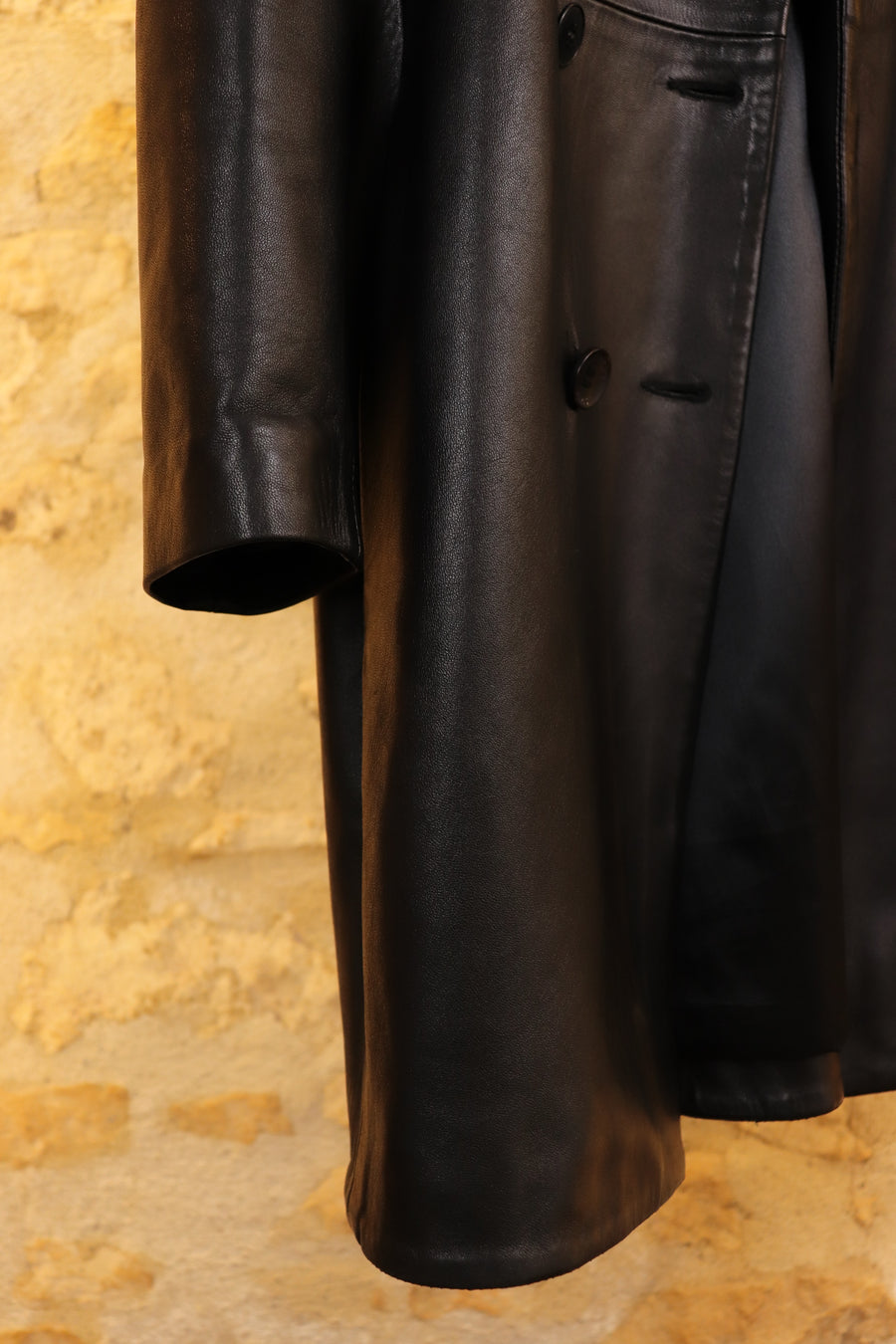 Giorgio Leather Coat