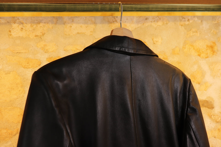 Giorgio Leather Coat