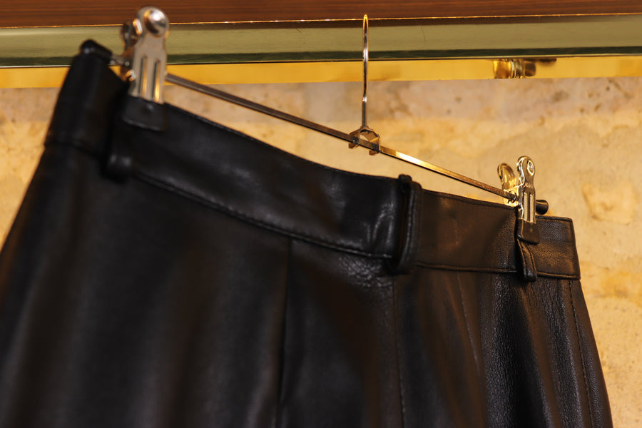 Reginapary Leather Sarouel Pants