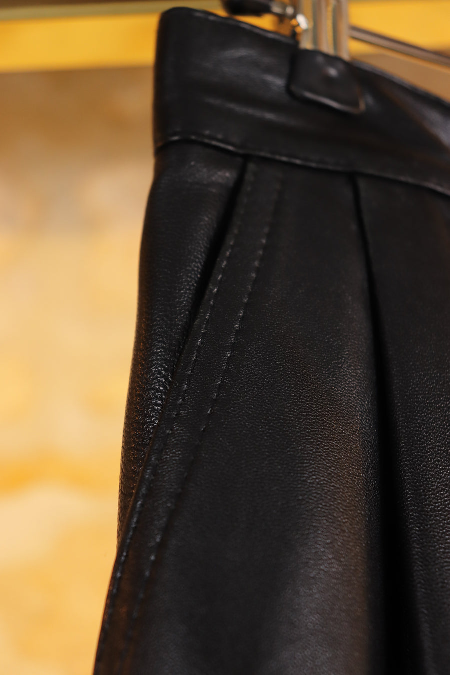 Reginapary Leather Sarouel Pants