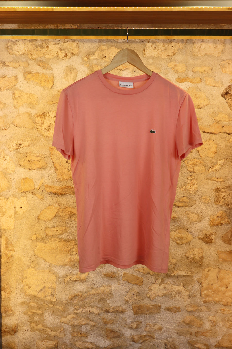 Lacoste T-shirt Rose en Coton