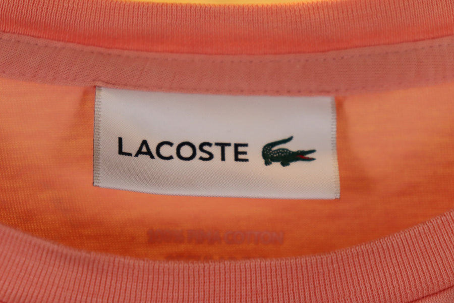 Lacoste Pink Cotton T-shirt