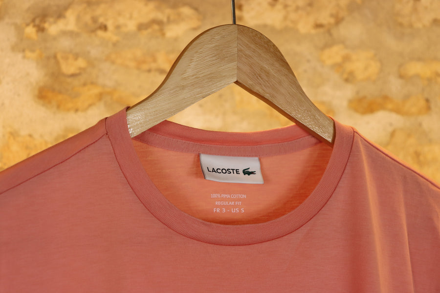 Lacoste T-shirt Rose en Coton