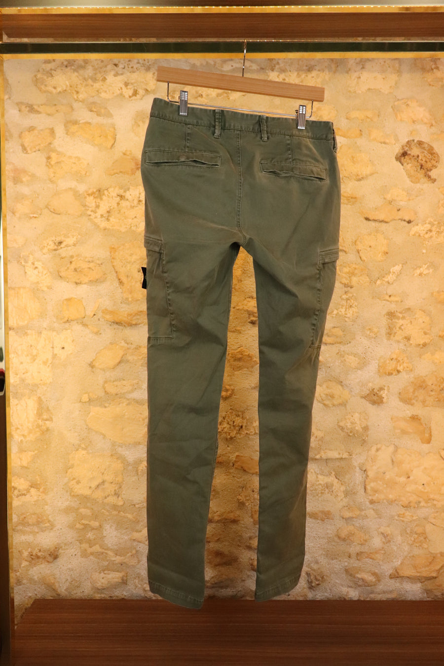 Stone Island Pantalon Cargo Khaki