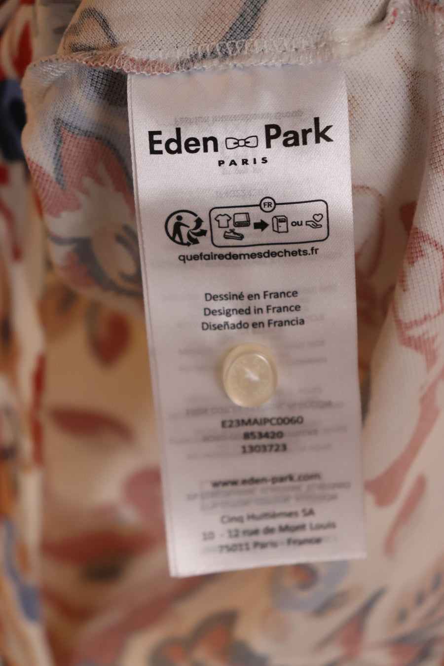 Eden Park Polo MC Flora Ivory