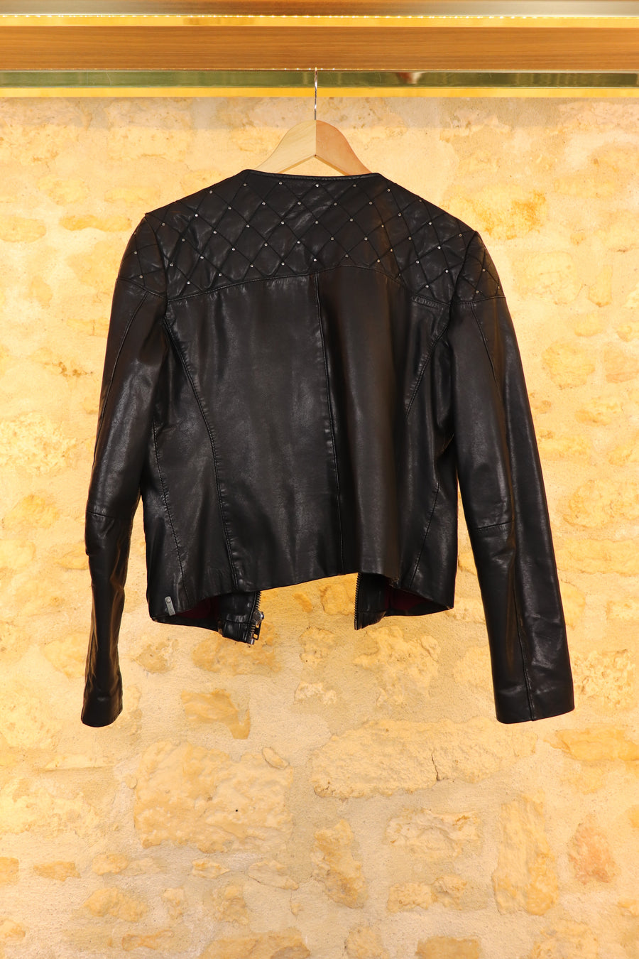 IKKS Lambskin Leather Jacket