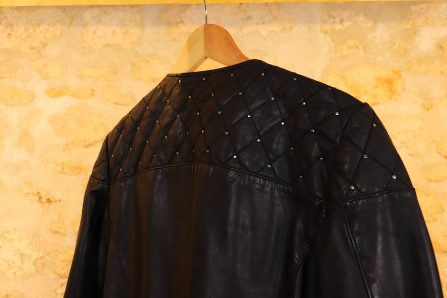 IKKS Lambskin Leather Jacket